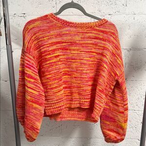 Jen's Pirate Booty Pullover Women's Multicolor Sweater Oversize - M/L NWOT